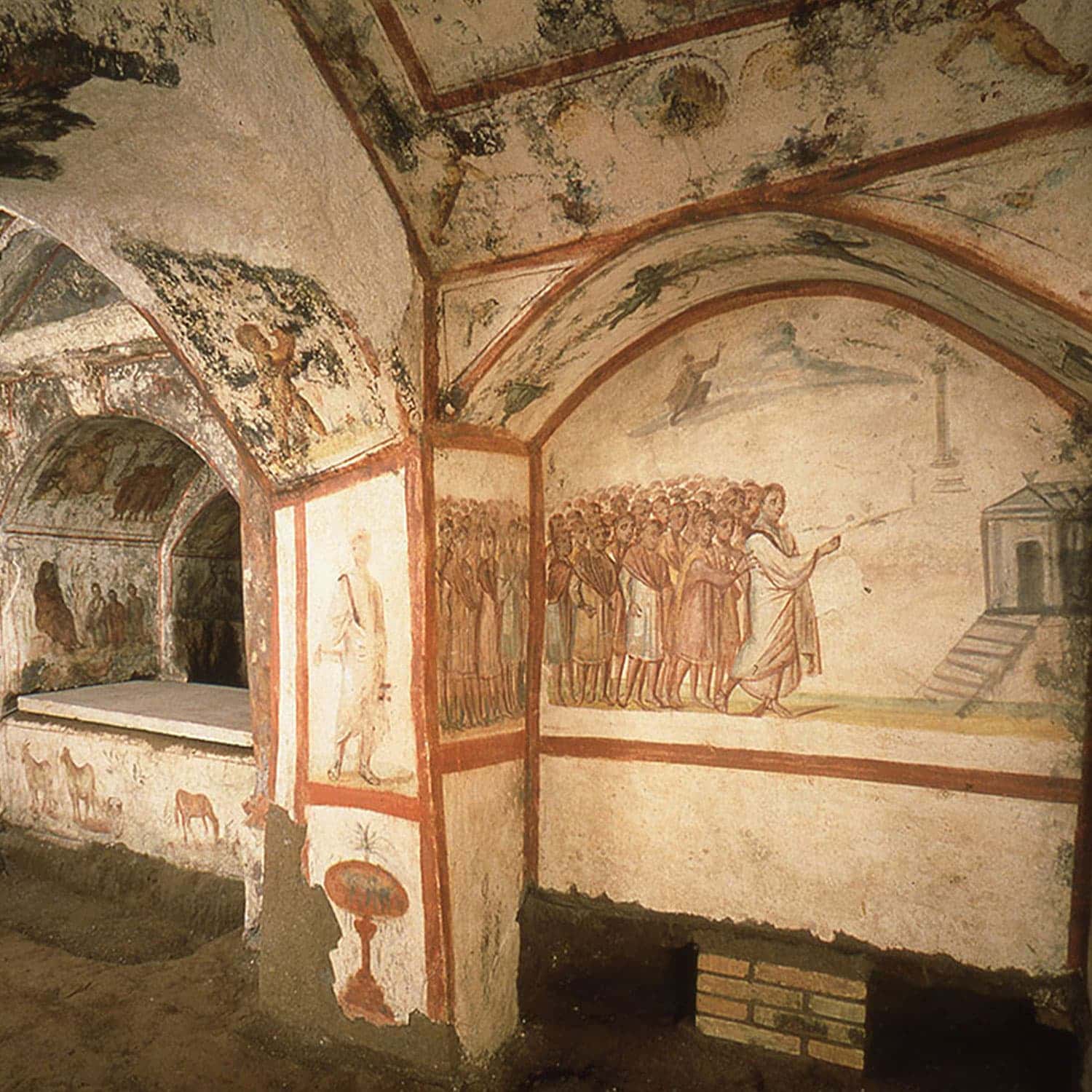 Area archeologica di una cripta